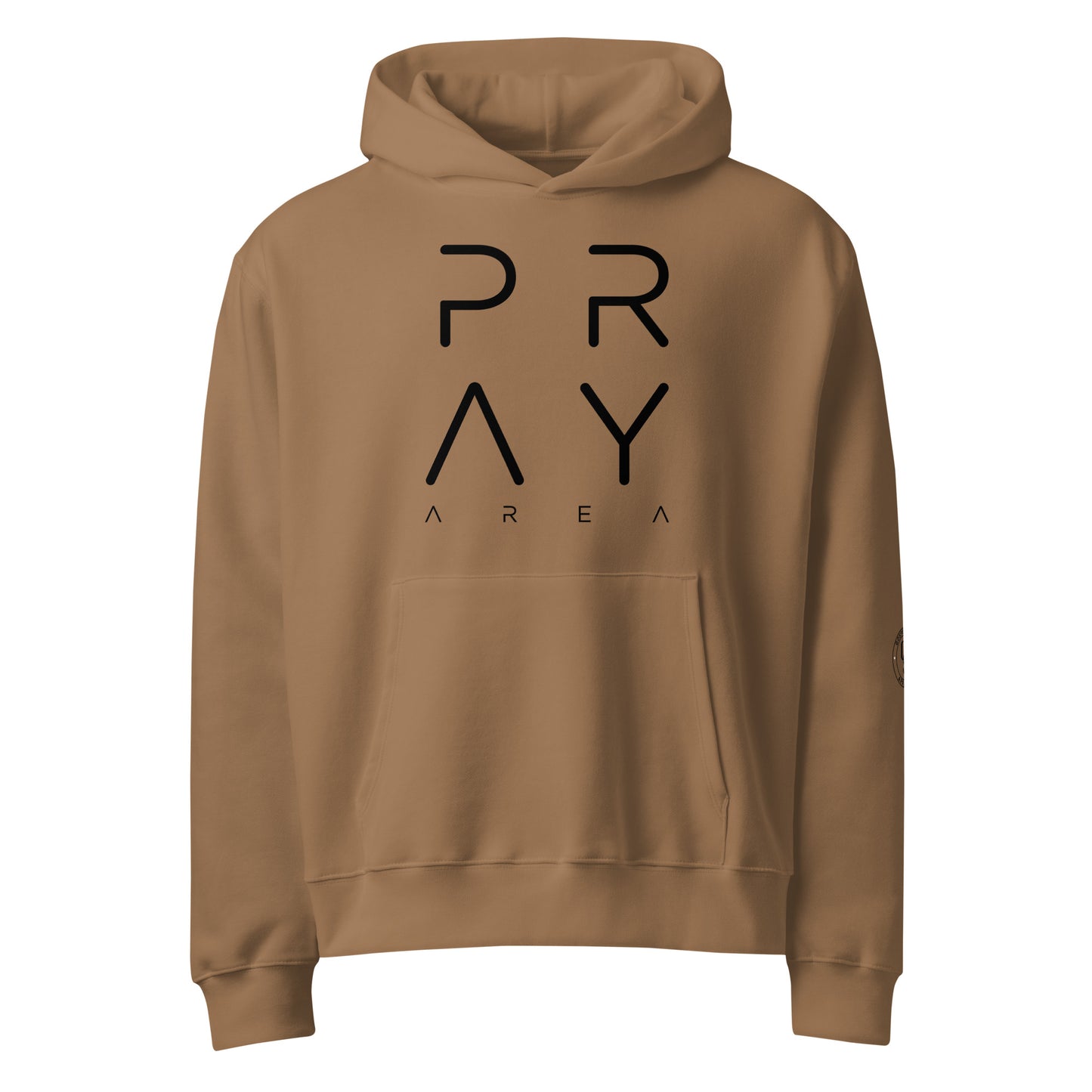 Pray Area Christian Oversized Hoodie | Heavyweight Faith-Based Streetwear