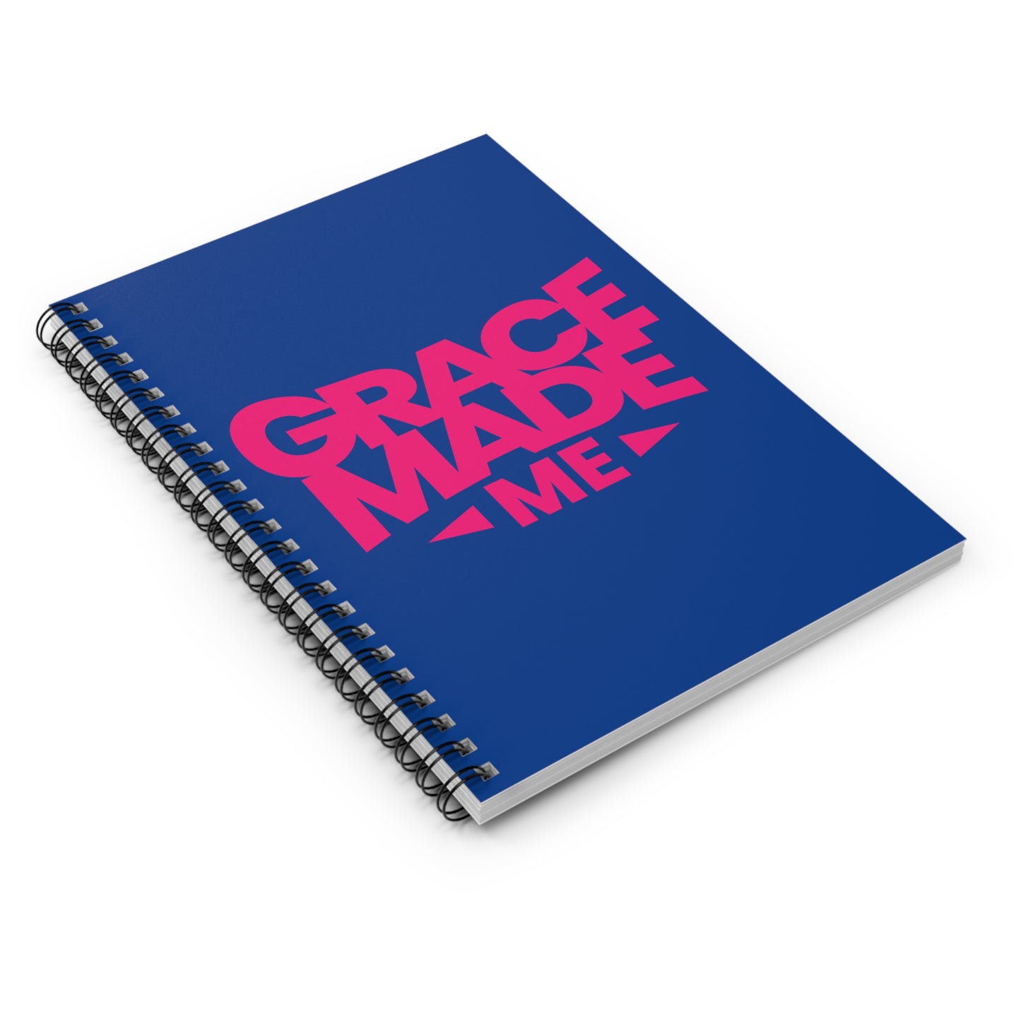 Grace Made Me Spiral Notebook - Ruled Line