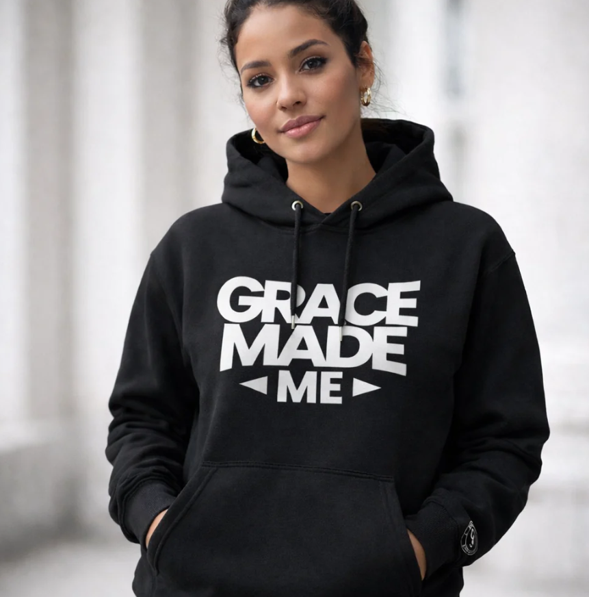 Grace Made Me Christian Hoodie | Faith-Based Streetwear by Gospel Swag