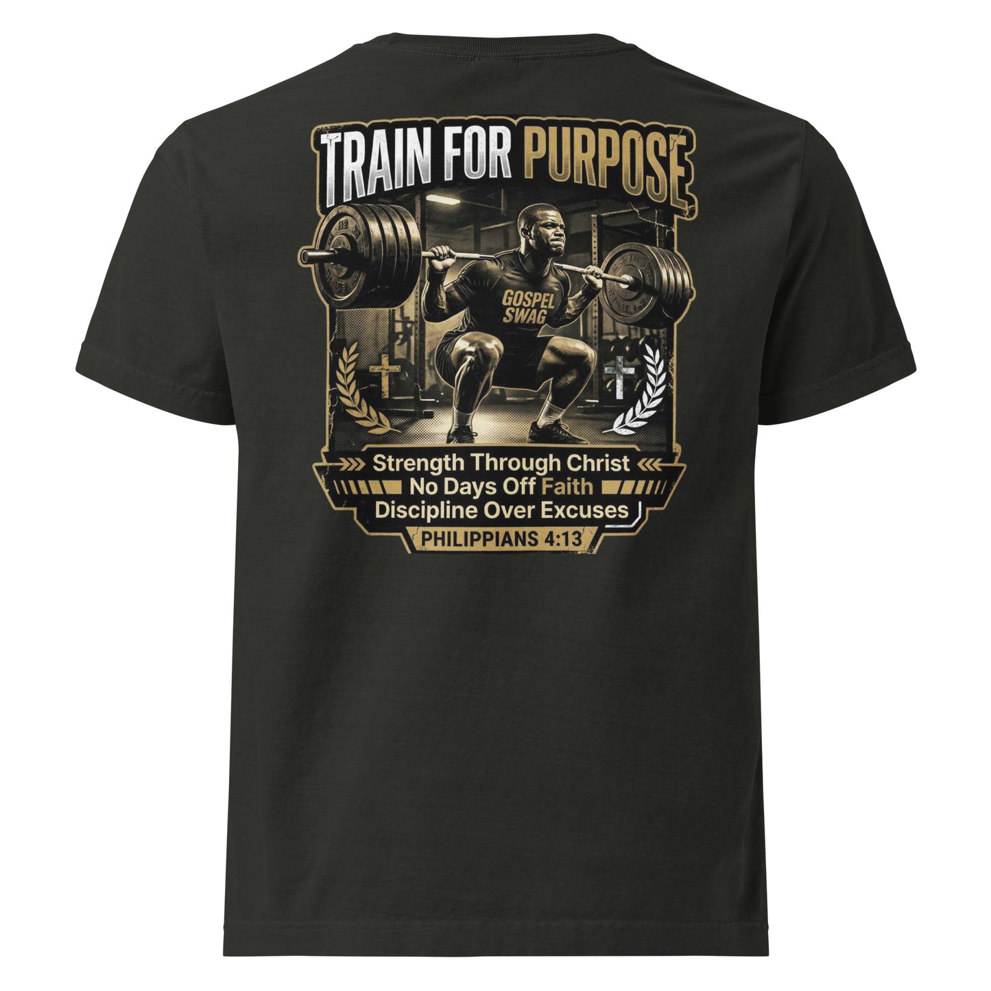 Train For Purpose Oversized Tee | Christian Gym Streetwear